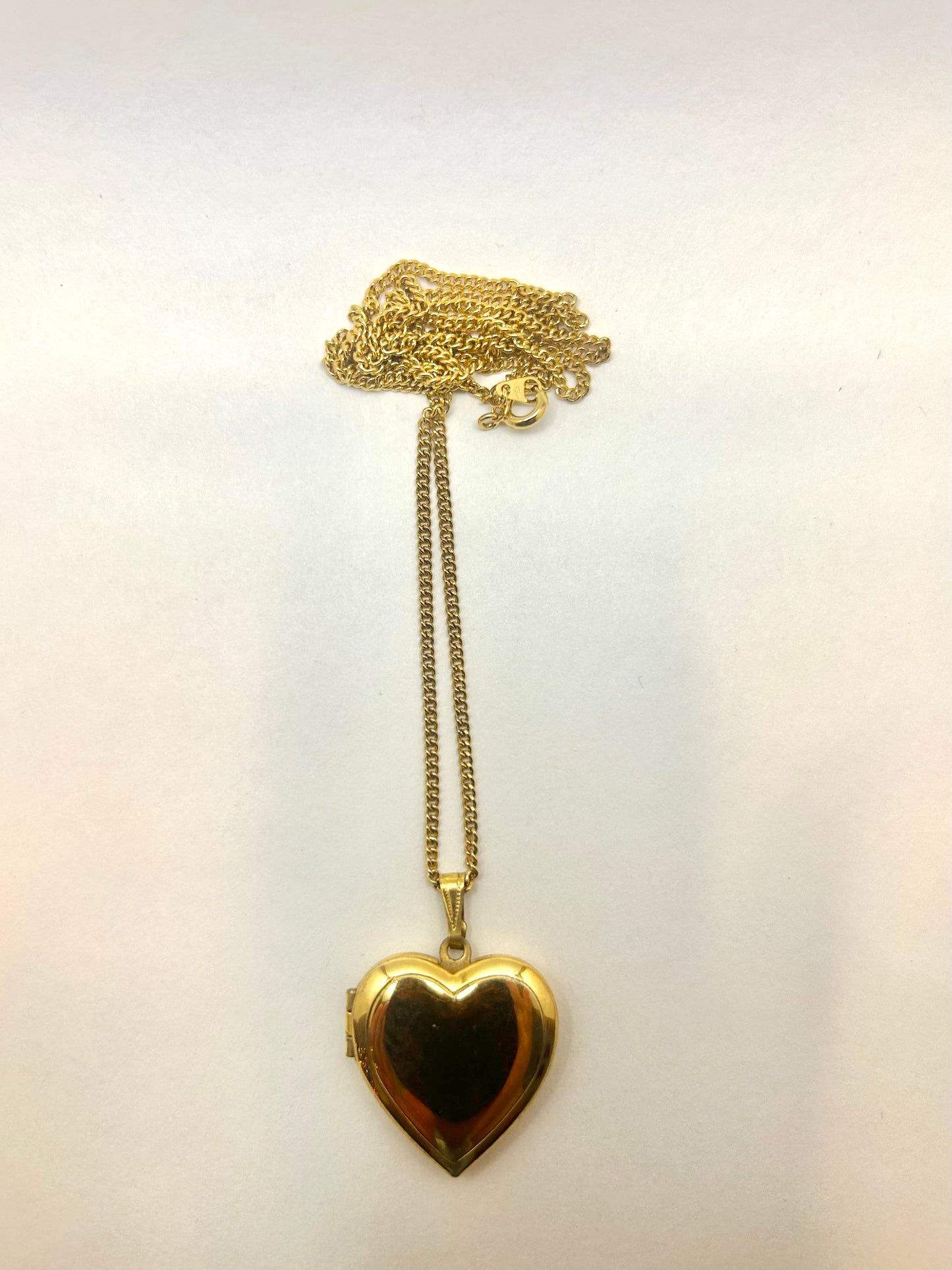 Vintage Heart Locket Necklace