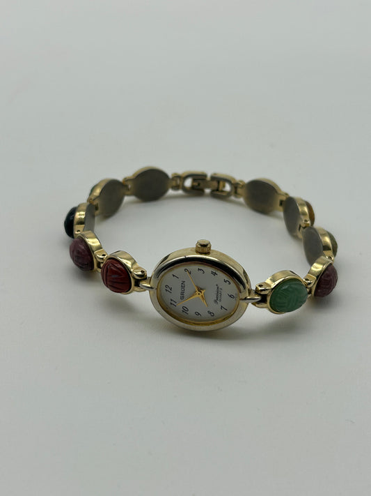 Vintage 1950s Gruen Scarab Precision Quartz Watch