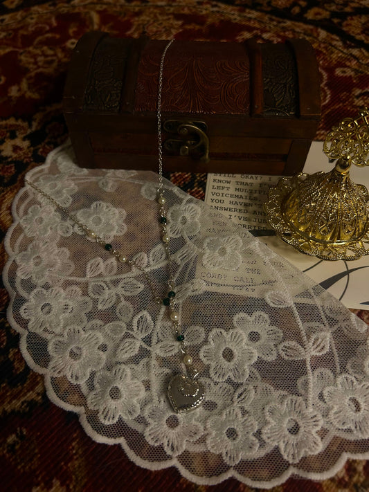 Keepsake Heart Lariat Necklace