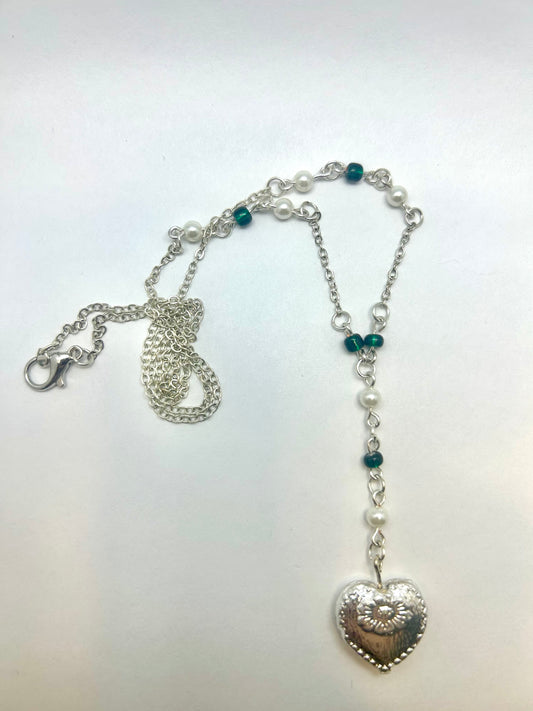 Keepsake Heart Lariat Necklace